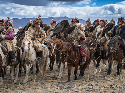 Western Mongolia, Gobi Desert, Eagle Hunting Family, Terelj National Park and 13th century complex